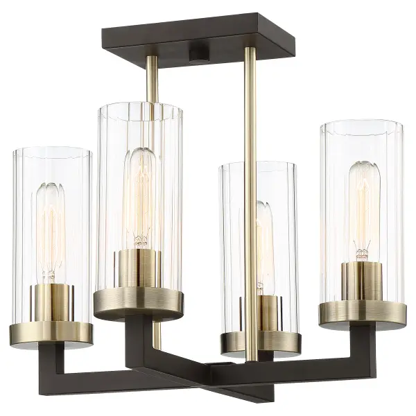 Ainsley Court 4-Light Semi-Flush Mount Ceiling Light - Image 1