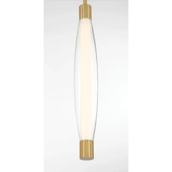 Verto 3" LED Pendant in Legacy Brass - Image 3