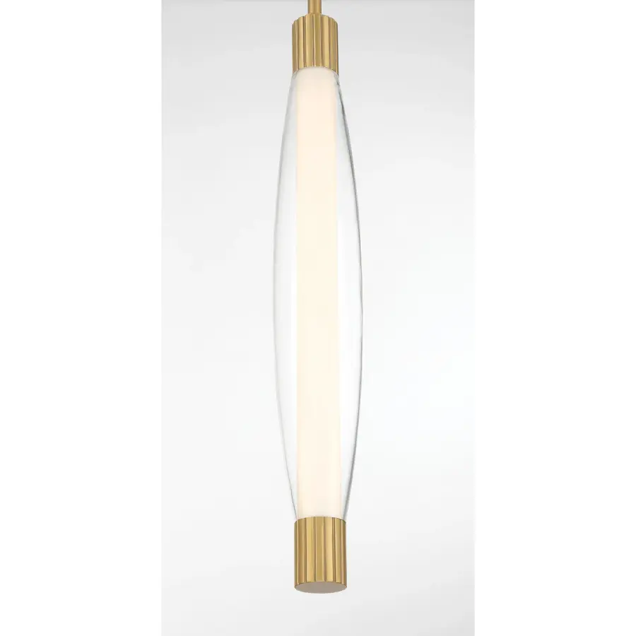 Verto 3" LED Pendant in Legacy Brass - Image 3