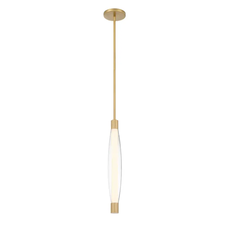 Verto 3" LED Pendant in Legacy Brass - Image 5