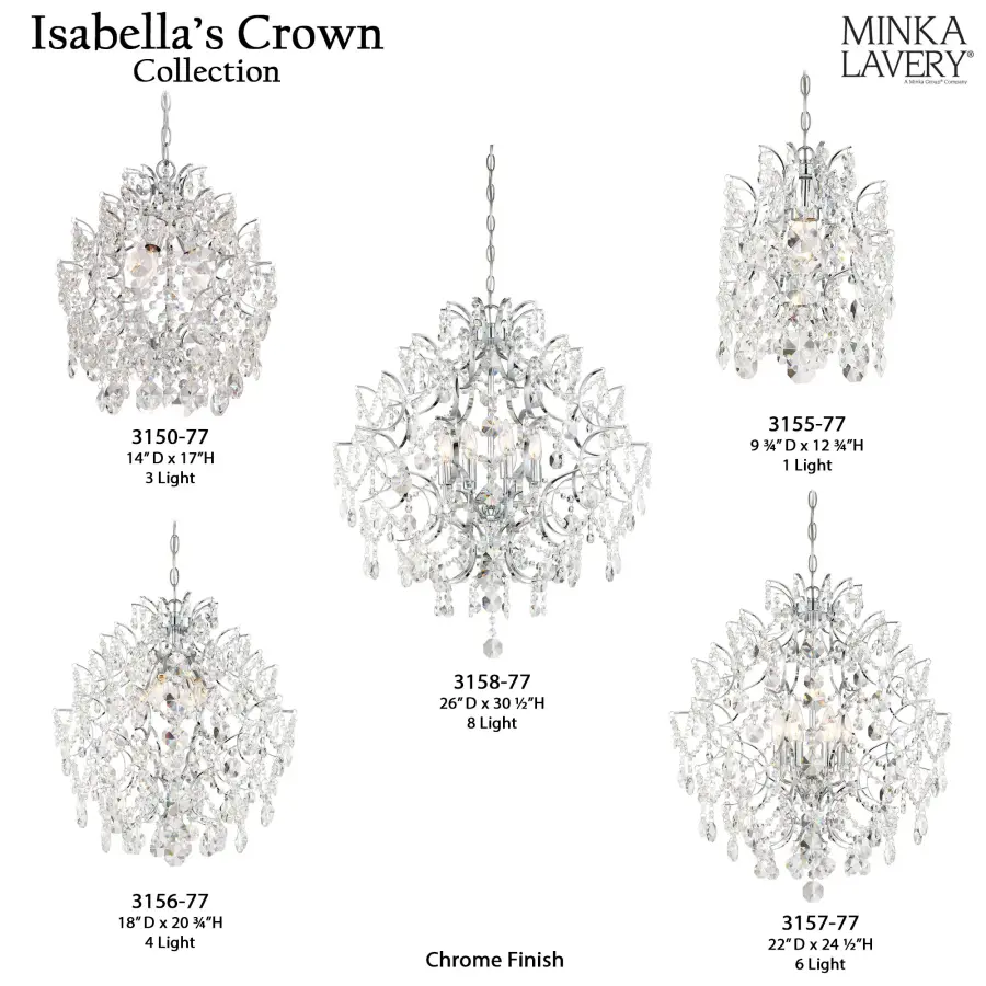 Isabella's Crown Mini Pendant - Image 2