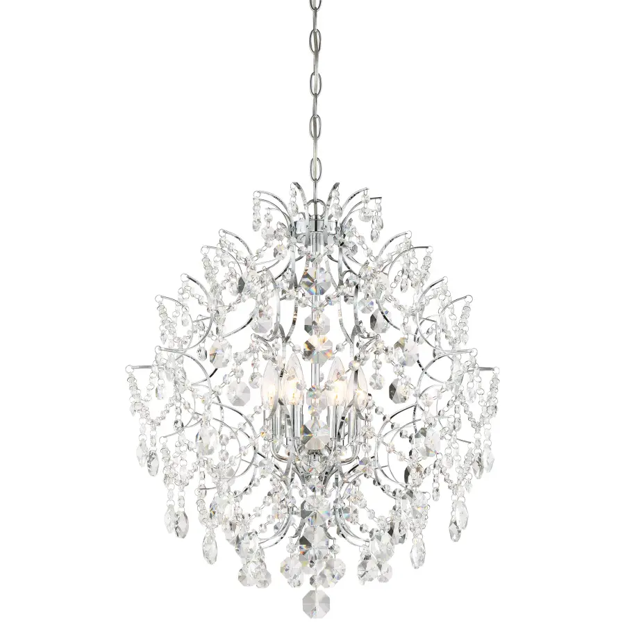 Isabella's Crown 6-Light Crystal Chandelier - Image 1