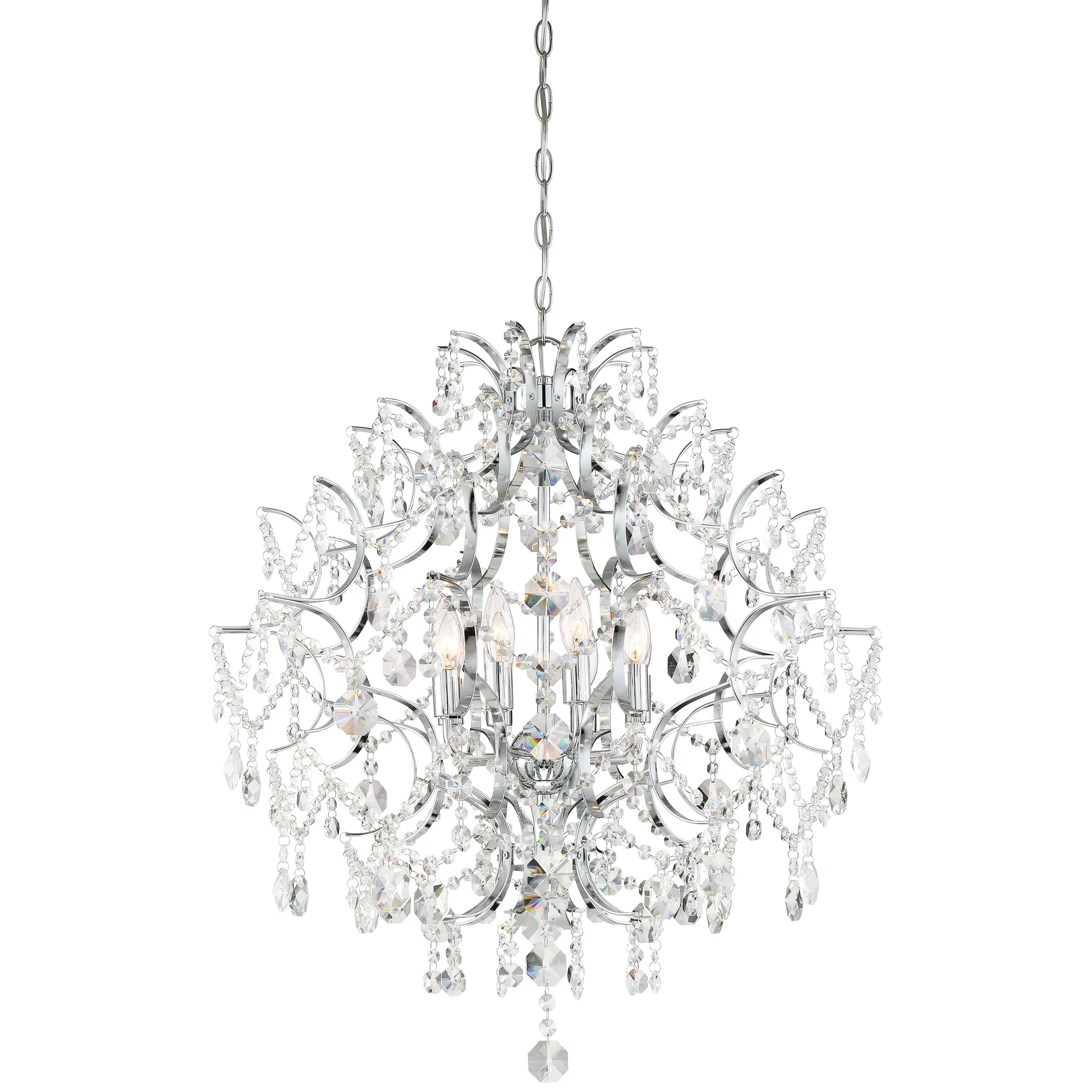Isabella's Crown 8-Light Crystal Chandelier