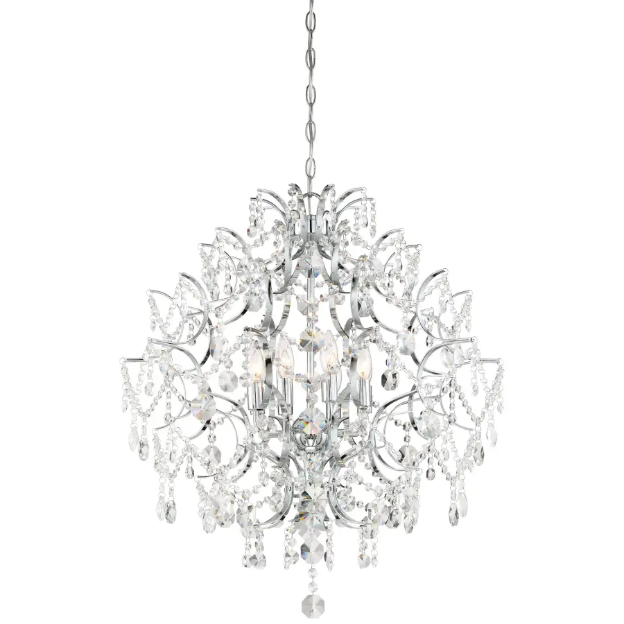 Isabella's Crown 8-Light Crystal Chandelier - Image 1