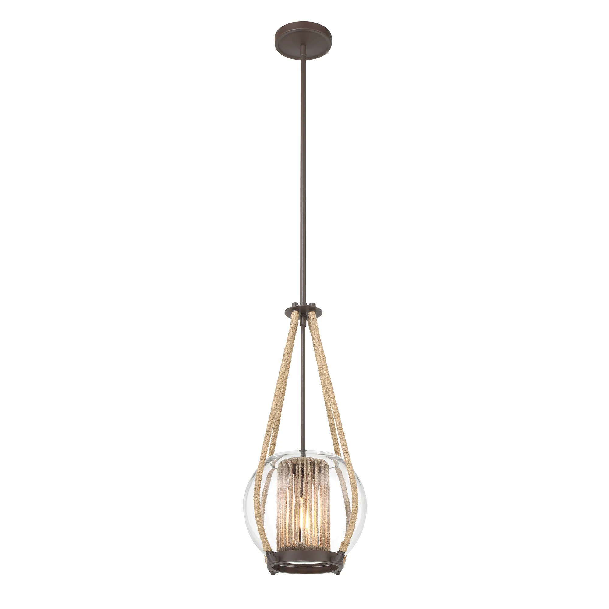 Stutterhein 21" Clear Glass Pendant Light