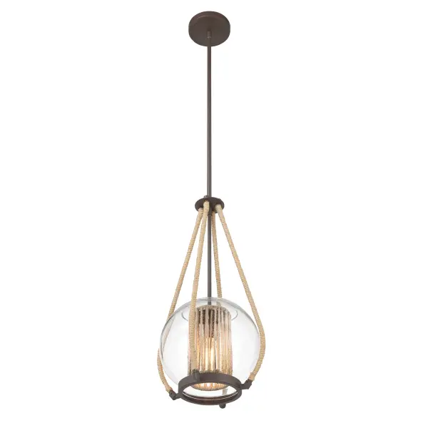 Stutterhein 21" Clear Glass Pendant Light - Image 4