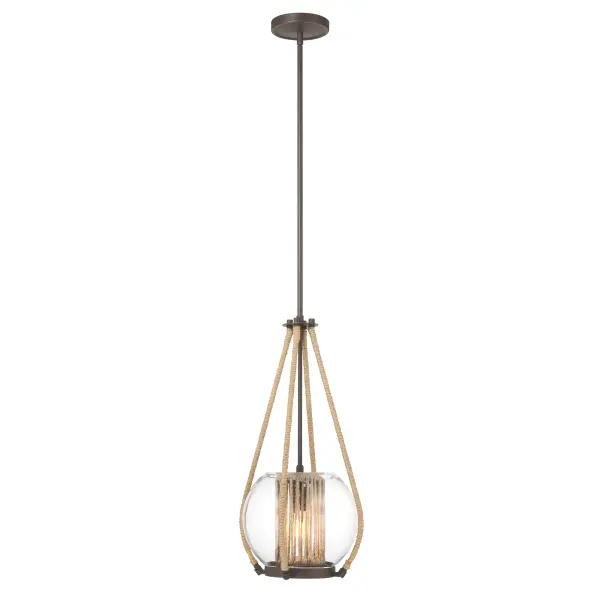 Stutterhein 21" Clear Glass Pendant Light - Image 5