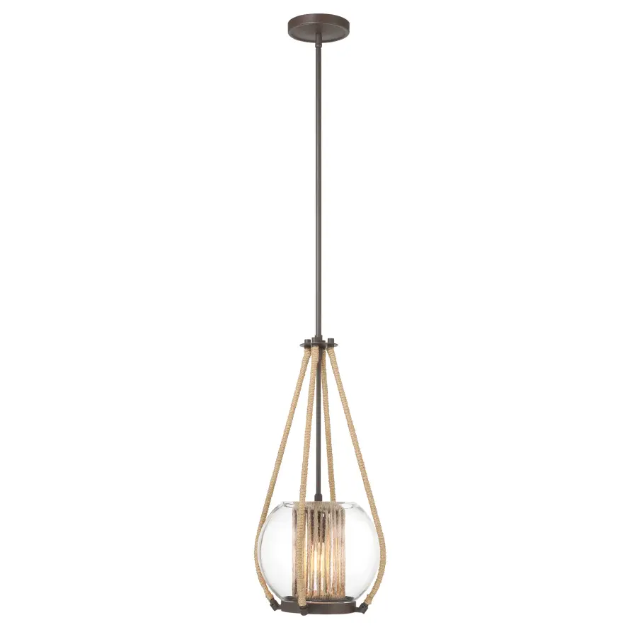Stutterhein 21" Clear Glass Pendant Light - Image 5