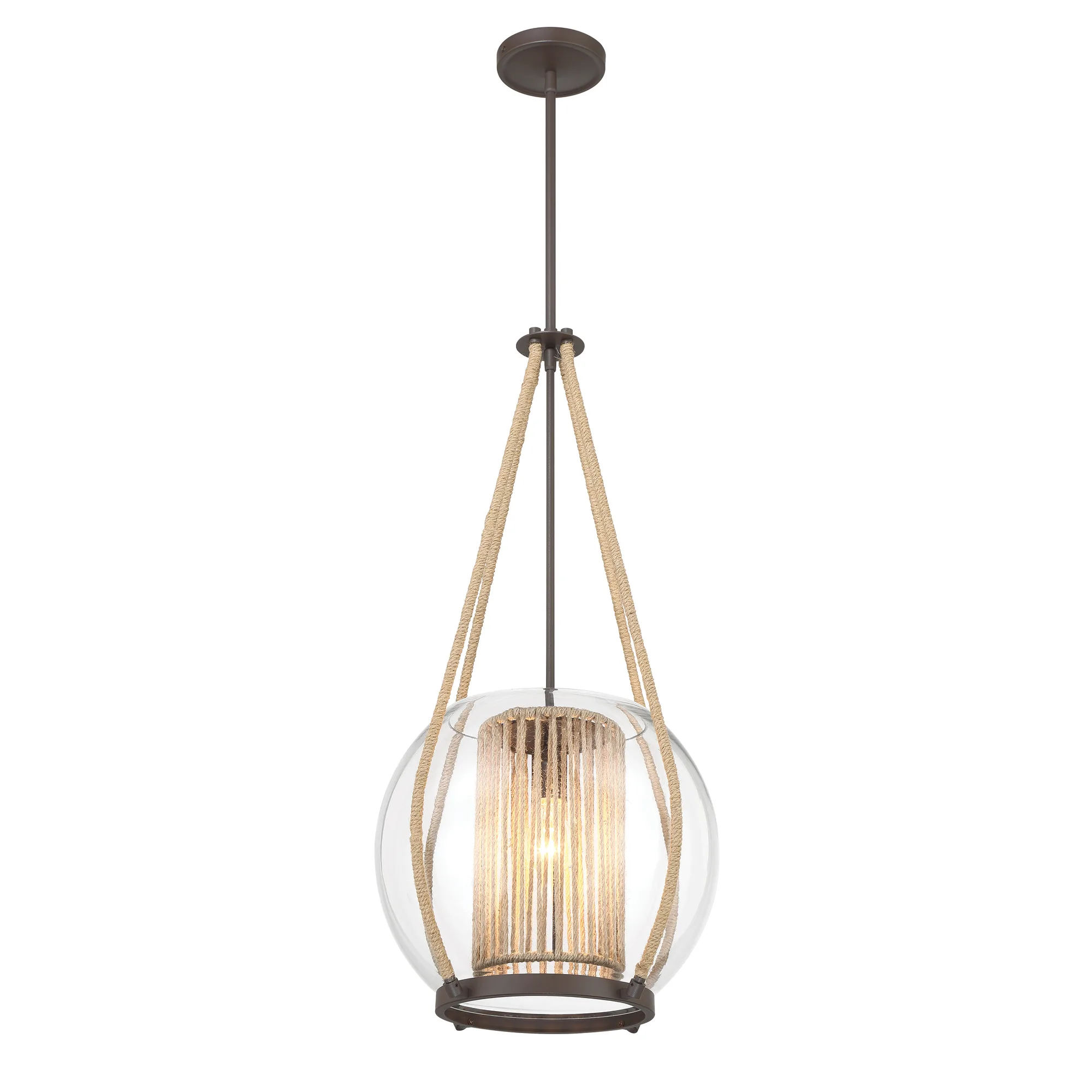 Stutterhein 31" Clear Glass Pendant Light