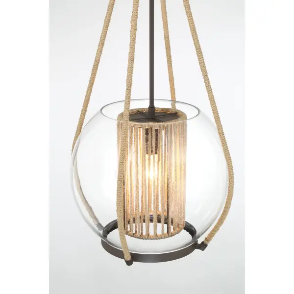 Stutterhein 31" Clear Glass Pendant Light - Image 3
