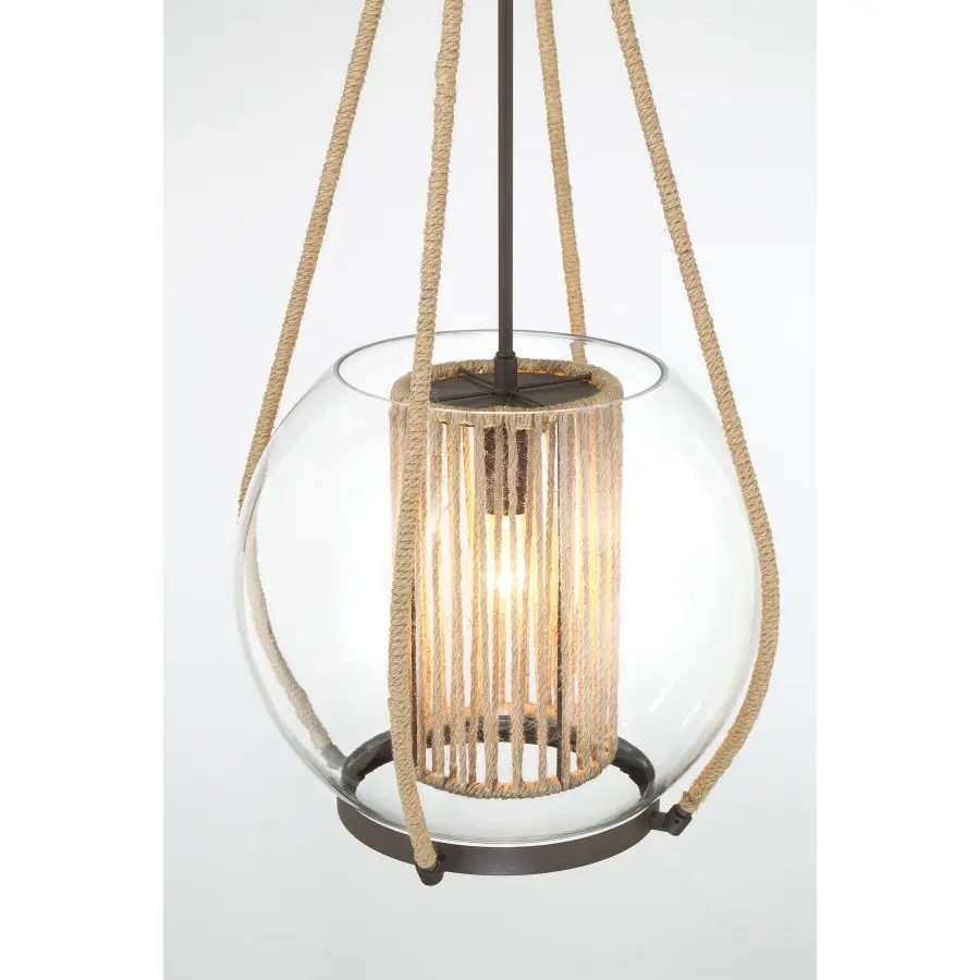 Stutterhein 31" Clear Glass Pendant Light - Image 3