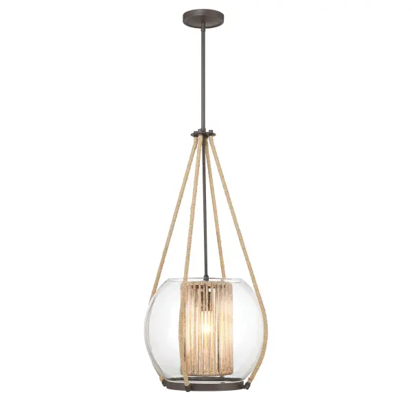 Stutterhein 31" Clear Glass Pendant Light - Image 4