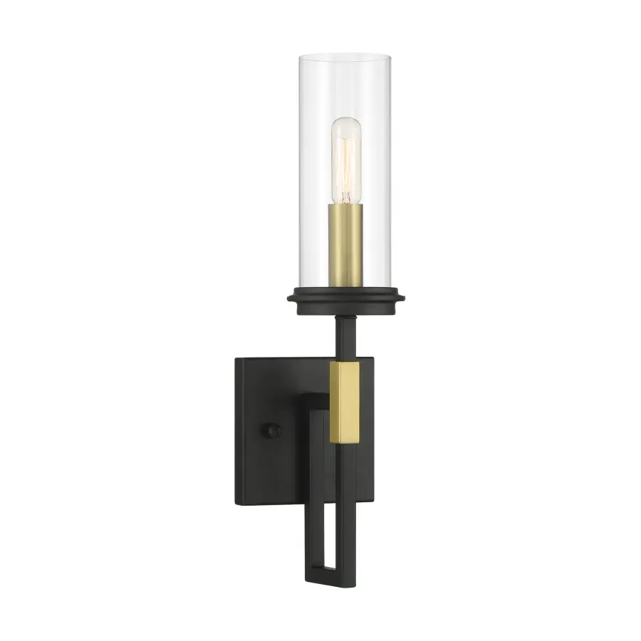Sleek Contemporary Sconce with Industrial Edge - Image 1