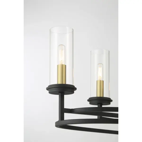 Modern Industrial Statement Piece with Mixed Metal Finish - Image 2