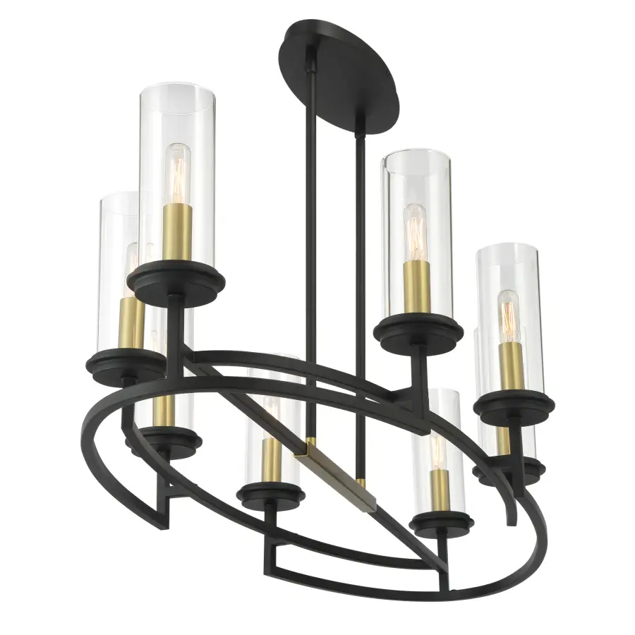 Modern Industrial Statement Piece with Mixed Metal Finish - Image 5