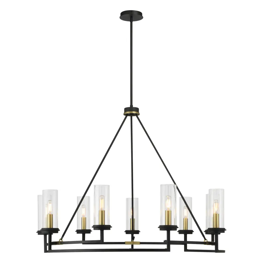 Bold Linear Chandelier with Industrial-Modern Appeal - Image 2