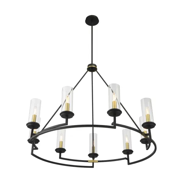 Bold Linear Chandelier with Industrial-Modern Appeal - Image 3