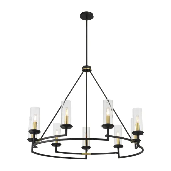 Bold Linear Chandelier with Industrial-Modern Appeal - Image 4