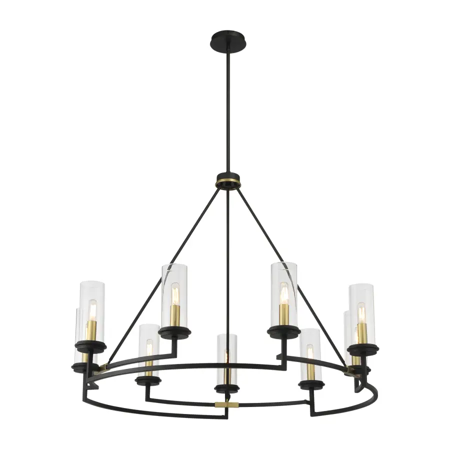 Bold Linear Chandelier with Industrial-Modern Appeal - Image 4