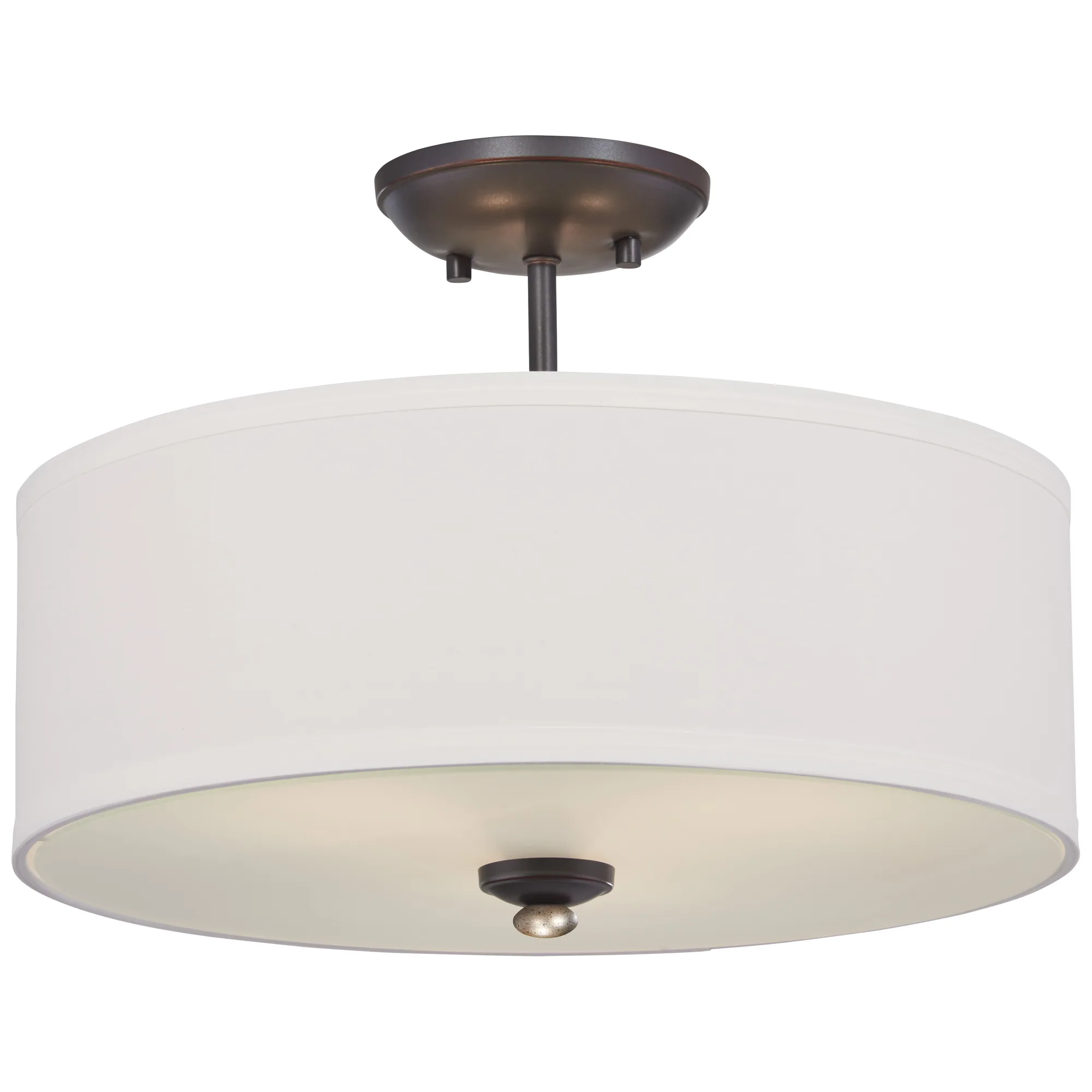 Shadowglen 3-Light Semi Flush Mount