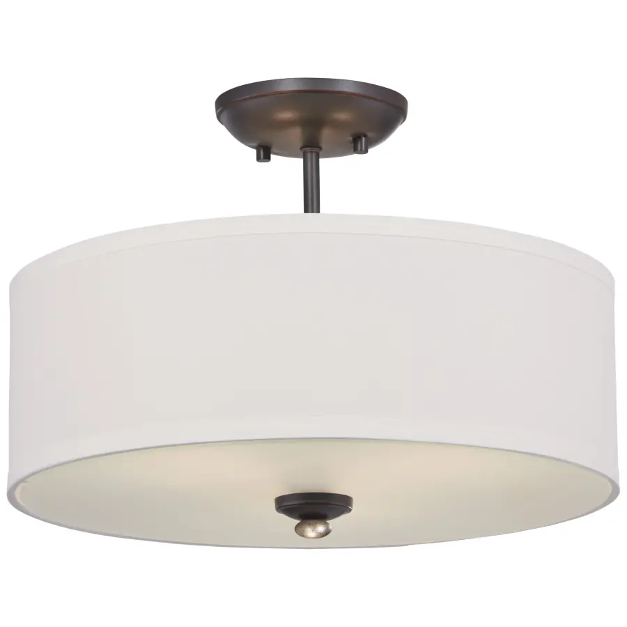 Shadowglen 3-Light Semi Flush Mount