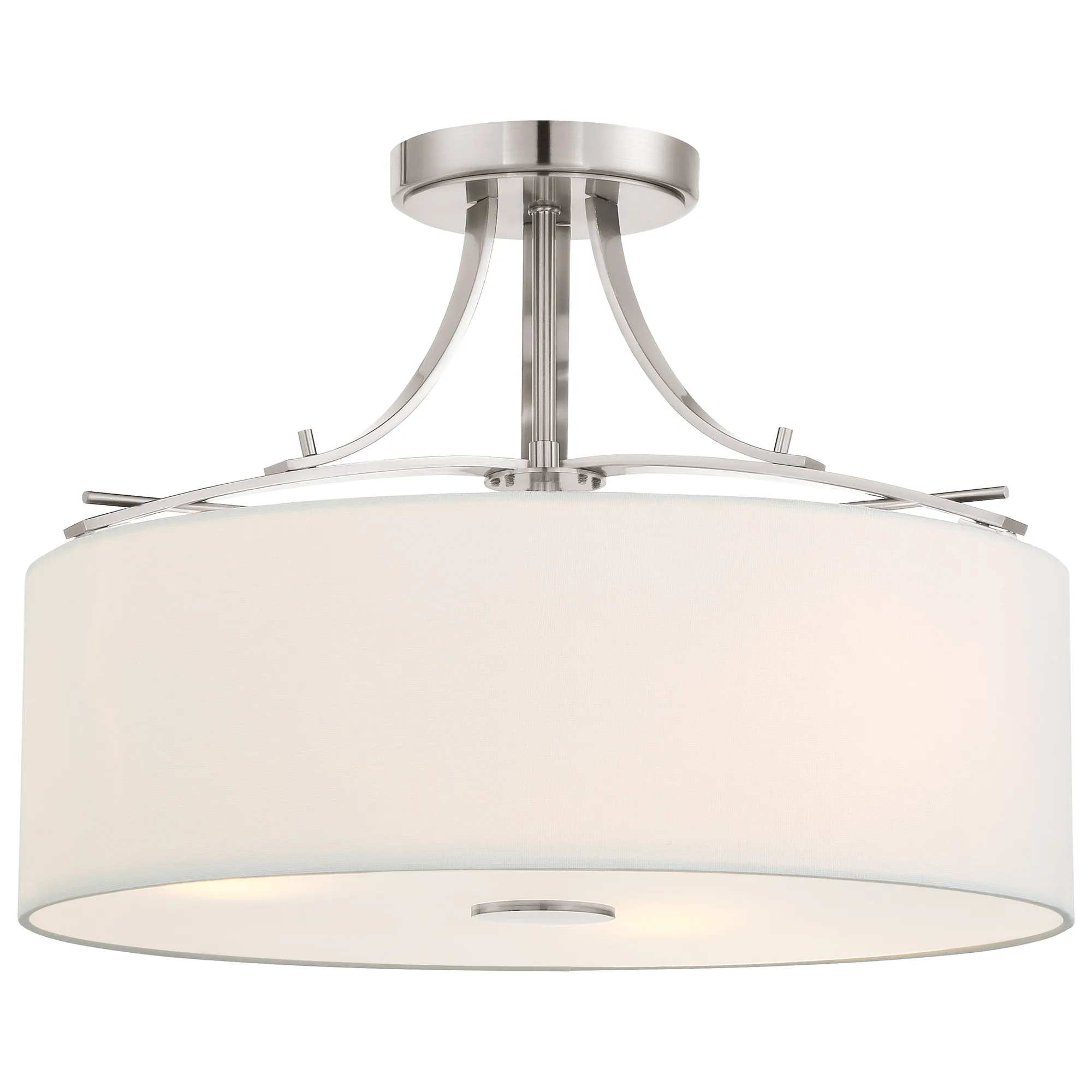 Poleis 3-Light Semi-Flush Mount Ceiling Light