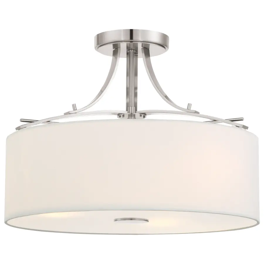 Poleis 3-Light Semi-Flush Mount Ceiling Light