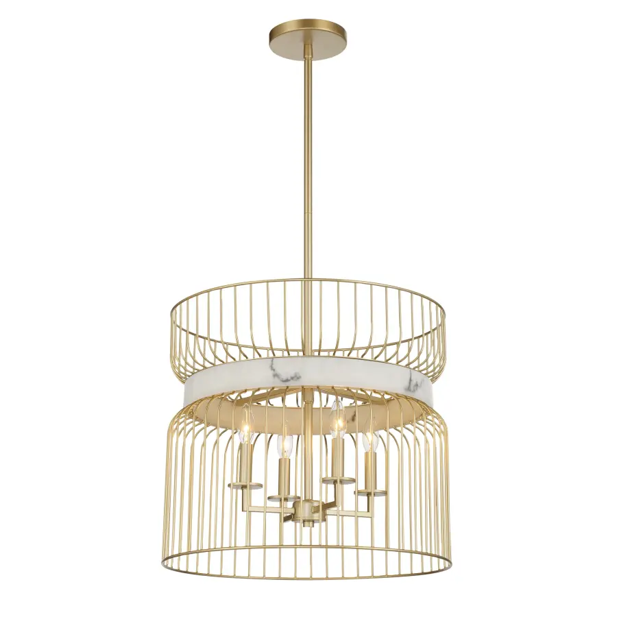 Park Slope 4-Light Pendant by Robin Baron - Image 1