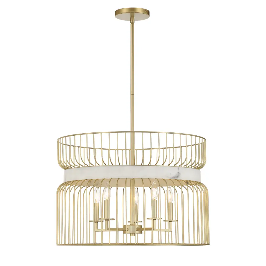 Park Slope 5-Light Pendant by Robin Baron - Image 1