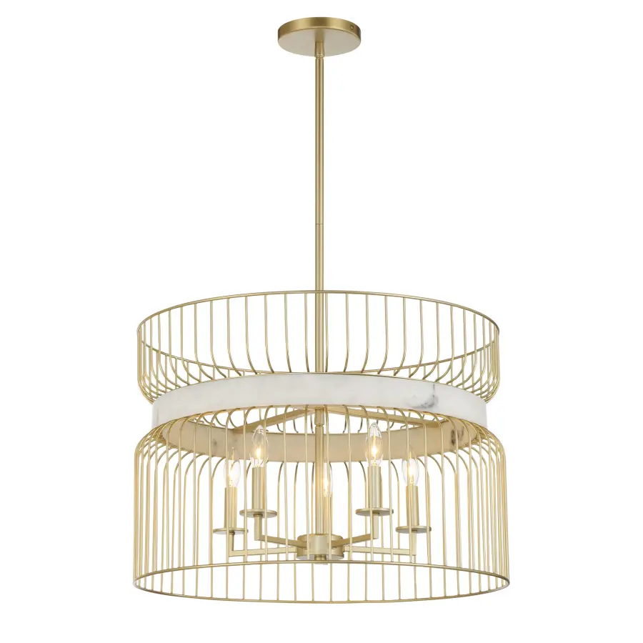 Park Slope 5-Light Pendant by Robin Baron - Image 3