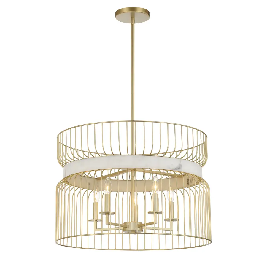 Park Slope 5-Light Pendant by Robin Baron - Image 6