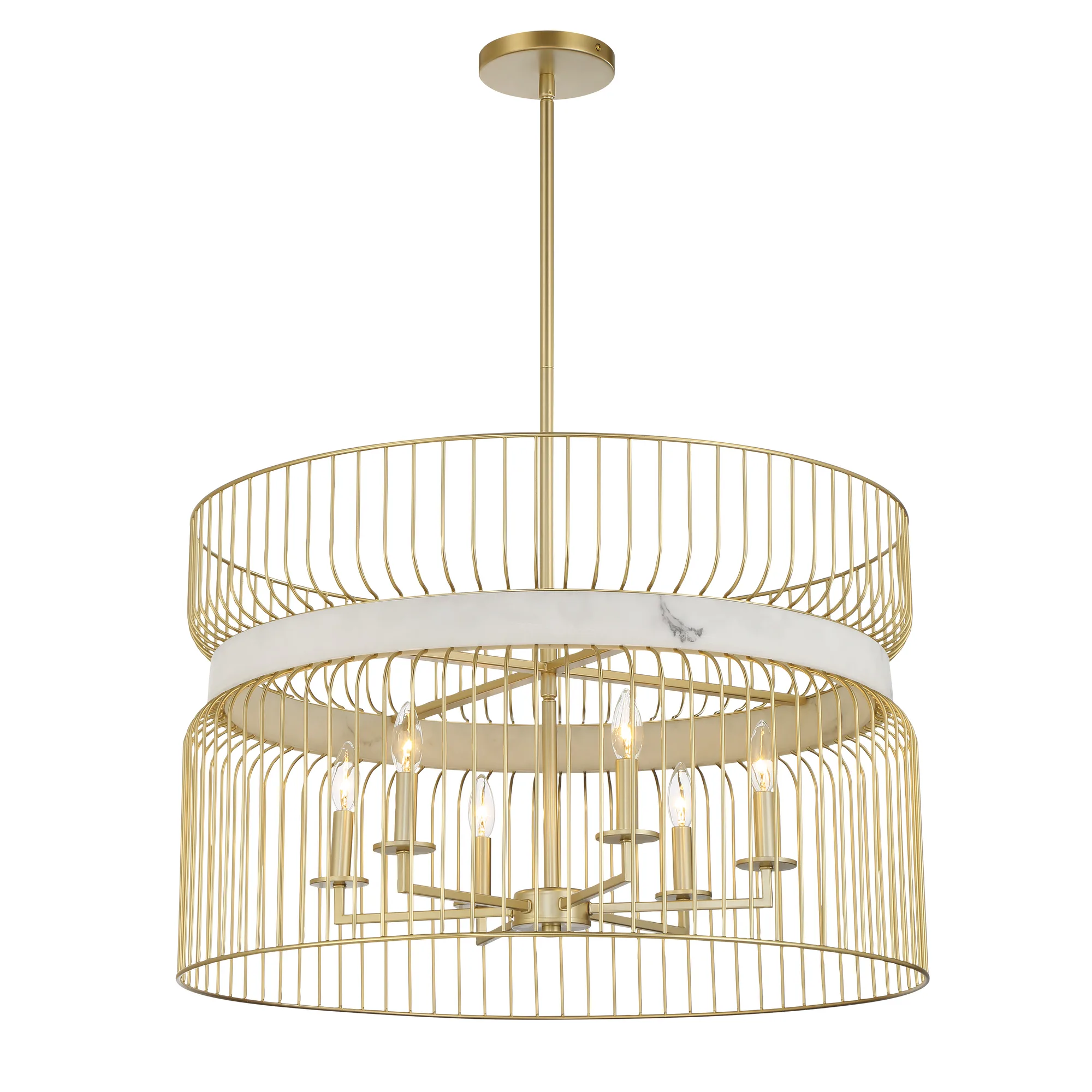 Park Slope 6-Light Pendant by Robin Baron