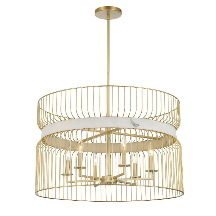 Park Slope 6-Light Pendant by Robin Baron - Image 1