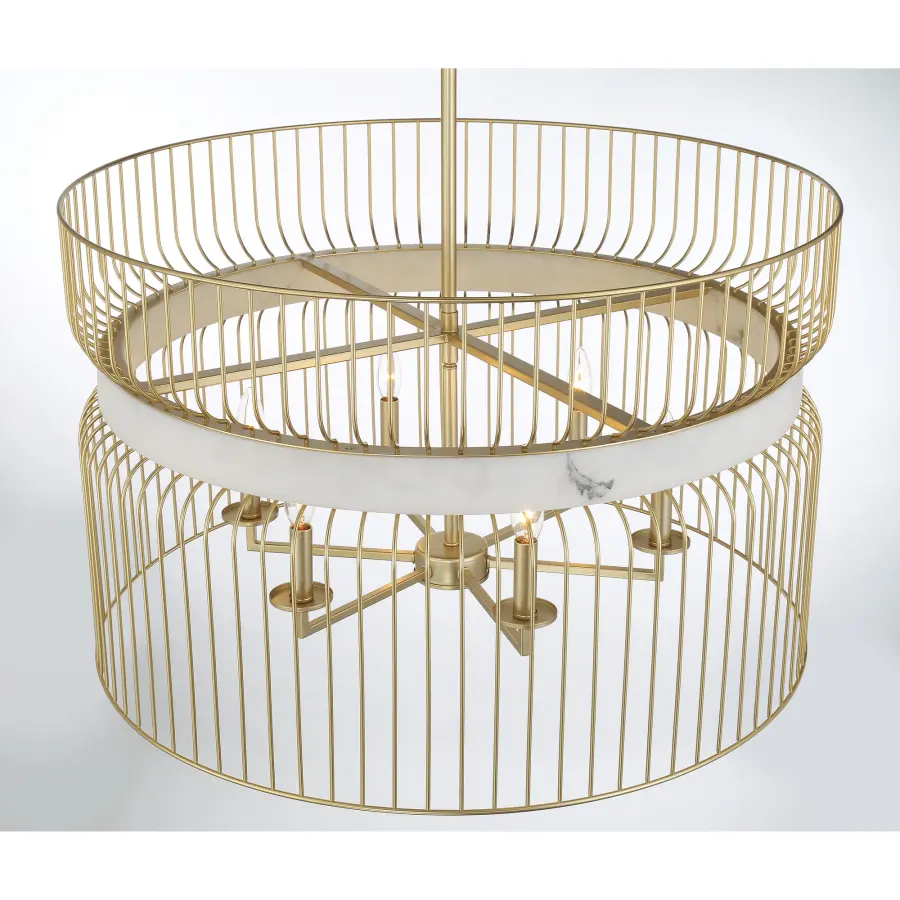 Park Slope 6-Light Pendant by Robin Baron - Image 2