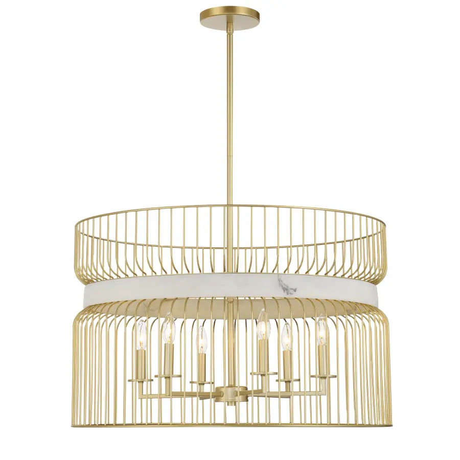Park Slope 6-Light Pendant by Robin Baron - Image 4