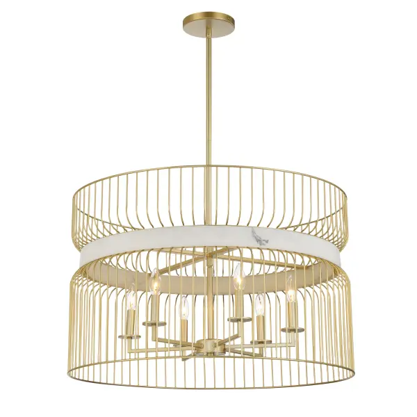 Park Slope 6-Light Pendant by Robin Baron - Image 5