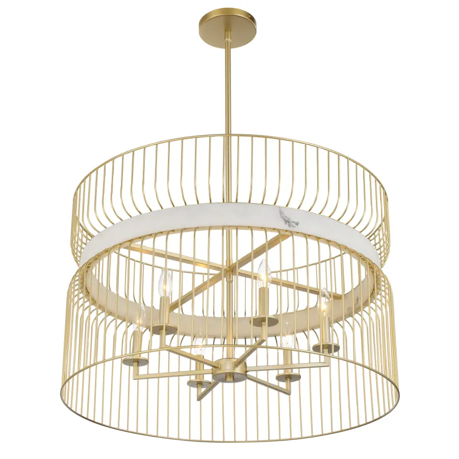 Park Slope 6-Light Pendant by Robin Baron - Image 6