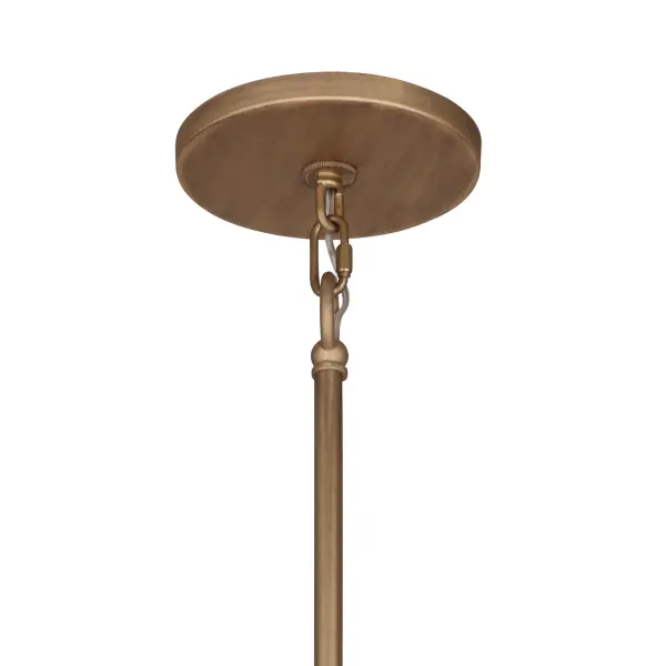 Elegant Artisanal Pendant with Natural Stone and Hammered Metal Details - Image 2