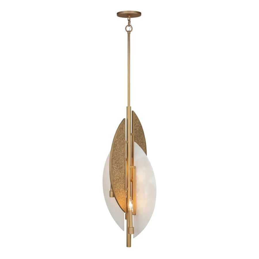 Sophisticated Artisanal Pendant with Natural Stone Elegance - Image 4