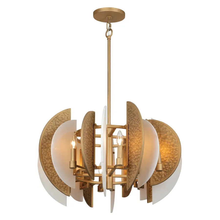 Saint Martin 24" 8-Light Pendant in Ashen Gold - Image 5