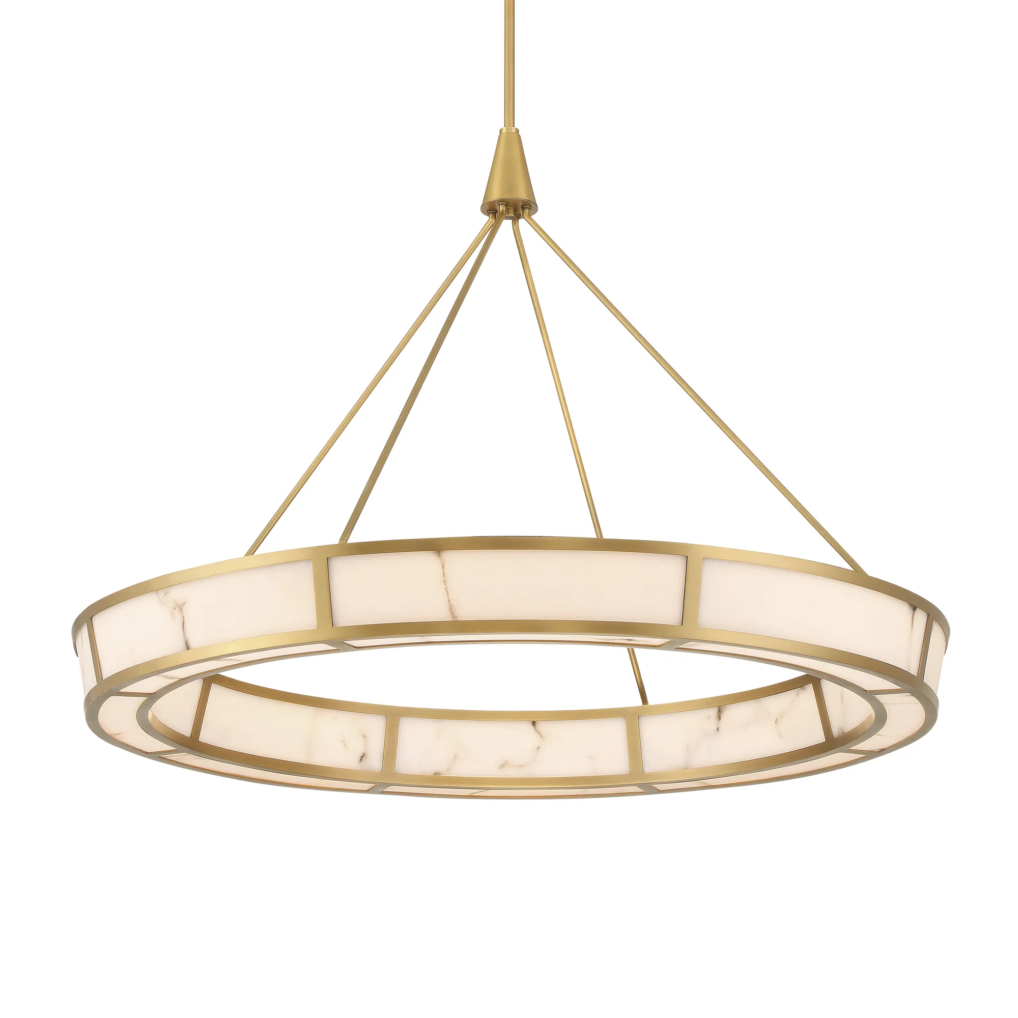 Velaris 36" LED Pendant in Legacy Brass