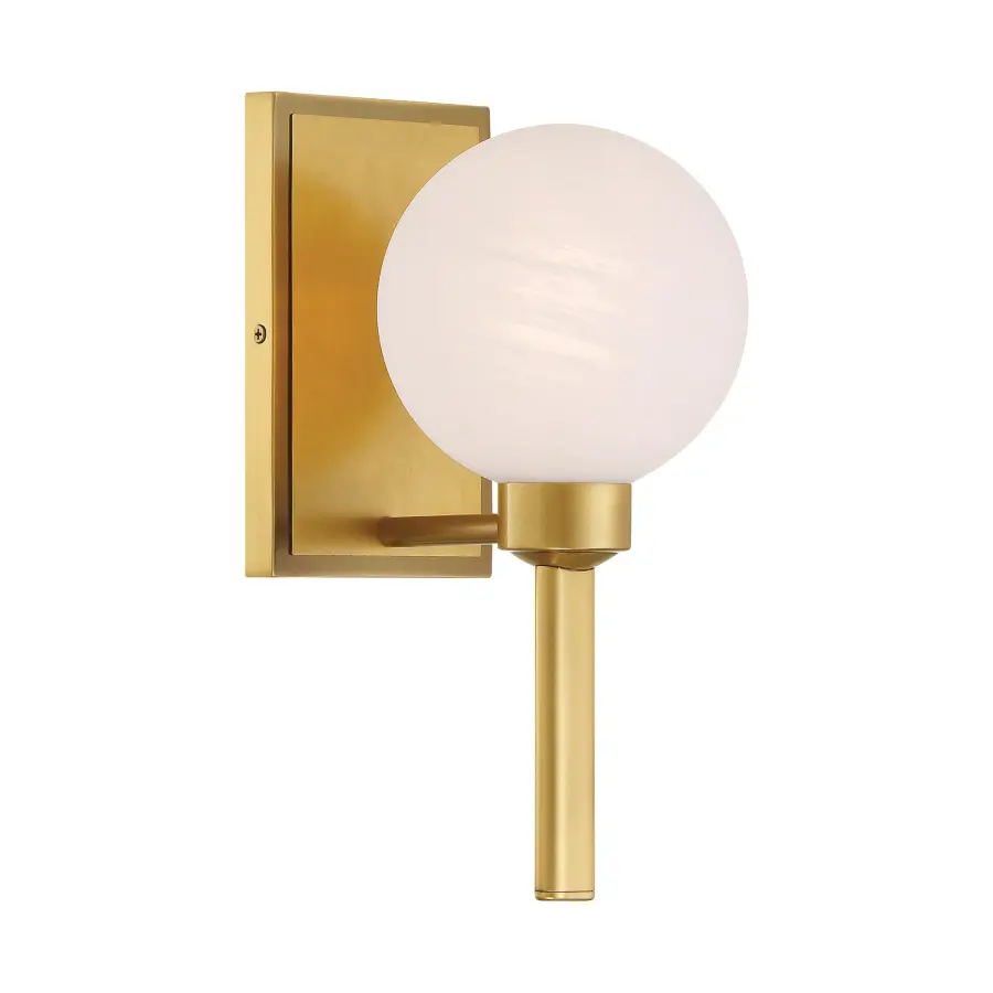 Mooncrest 6" 1-Light Vanity in Legacy Brass - Image 4