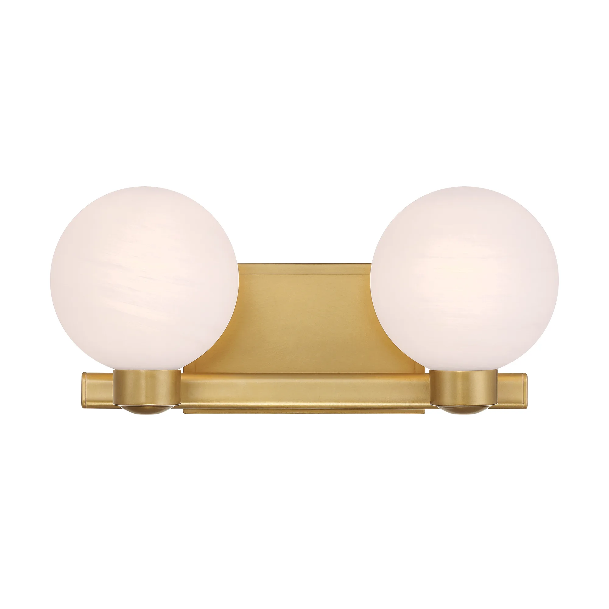 Mooncrest 16" 2-Light Vanity in Legacy Brass