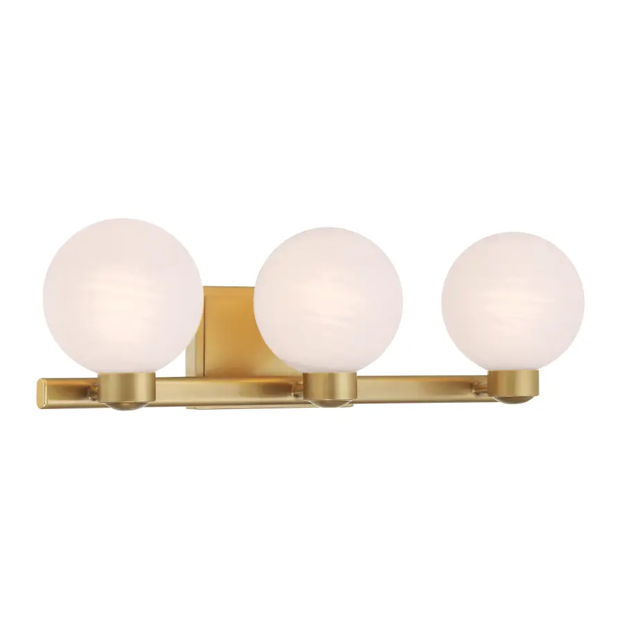 Mooncrest 25" 3-Light Vanity in Legacy Brass - Image 3