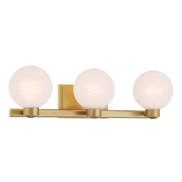 Mooncrest 25" 3-Light Vanity in Legacy Brass - Image 4