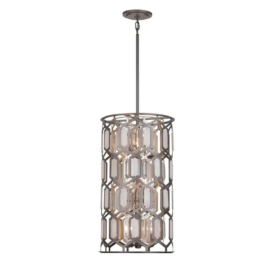 Hexly 9-Light Foyer Pendant - Image 1