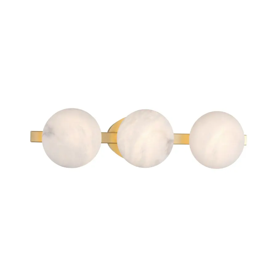 Zill 24" 3-Light LED Vanity in Lily Gold - Image 4