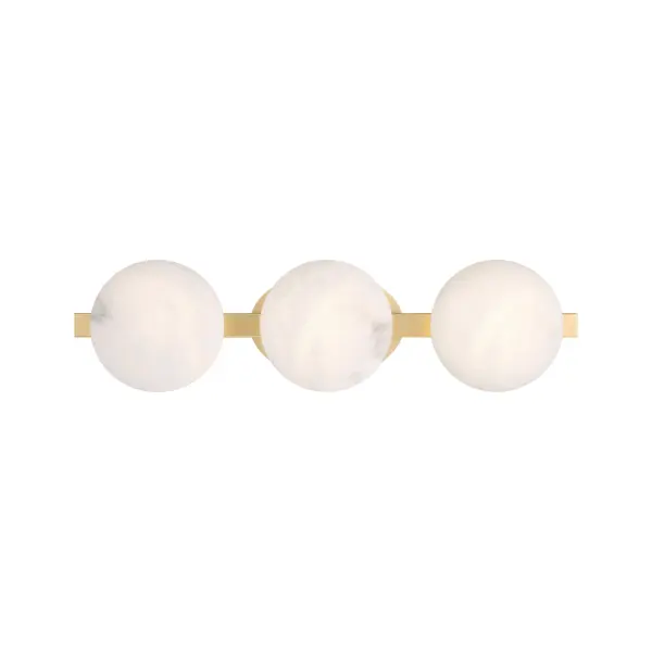 Zill 24" 3-Light LED Vanity in Lily Gold - Image 6