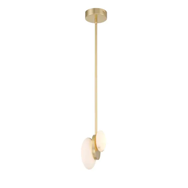 Zill 2-Light LED Pendant in Lily Gold - Image 3