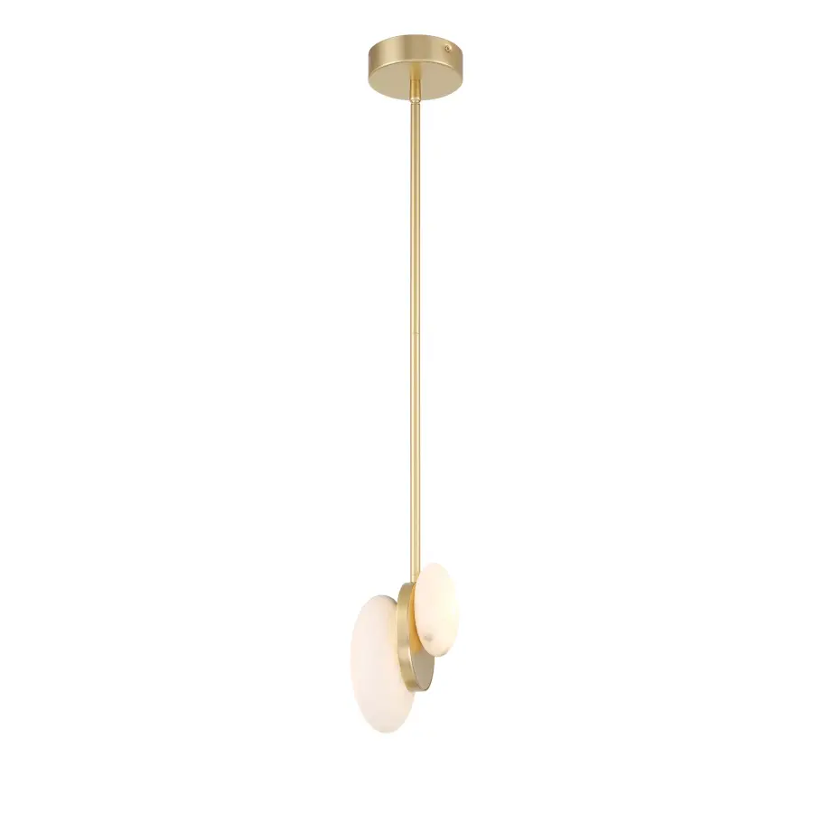 Zill 2-Light LED Pendant in Lily Gold - Image 3